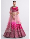 Rani Designer Heavy Embroidered Net Bridal Wear Lehenga Choli