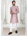 Dusty Pink Premium Readymade Designer Indo Western Sherwani