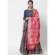 Royal Blue Latest Designear Party Wear Banarasi Silk Jacquard Lehenga Choli