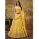 Yellow Ravishing Designer Wedding Wear Lehenga Choli