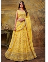 Yellow Ravishing Designer Wedding Wear Lehenga Choli