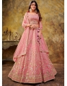 Pink Ravishing Designer Wedding Wear Lehenga Choli