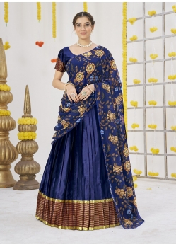 Royal Blue Ravishing Designer Wedding Wear Lehenga Choli