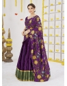 Violet Ravishing Designer Wedding Wear Lehenga Choli