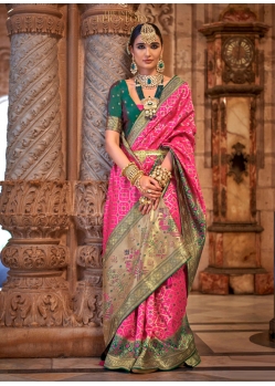 Rani Traditional Designer Wedding Wear Sari