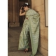 Pista Green Traditional Designer Wedding Wear Sari
