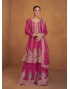 Rani Readymade Designer Party Wear Real Chinon Palazzo Suit