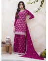 Rani Designer Wedding Wear Real Georgette Palazzo Suit