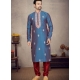 Blue Exclusive Designer Readymade Kurta Pajama