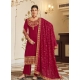 Rani Designer Wedding Wear Pure Vichithra Palazzo Suit