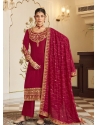 Rani Designer Wedding Wear Pure Vichithra Palazzo Suit