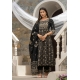 Black Traditional Function Wear Readymade Cotton Cambric Suit