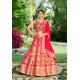 Red Heavy Readymade Wedding Party Wear Lehenga Choli