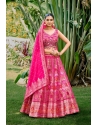 Rani Pink Heavy Readymade Wedding Party Wear Lehenga Choli