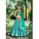 Aqua Mint Heavy Readymade Wedding Party Wear Lehenga Choli