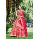 Classy Red Readymade Wedding Party Wear Lehenga Choli