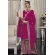 Rani Pink Traditional Wear Heavy Fox Georgette Palazzo Suit