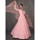 Pink Real Georgette Party Wear Designer Anarkali Suit