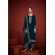 Teal Designer Velvet Party Wear Salwar Suit