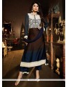 Shilpa Shetty Navy Blue Resham Work Salwar Suit