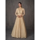 Gorgeous Beige Real Georgette Party Wear Anarkali Suit