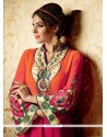 Flawless Embroidered Work Multi Colour Designer Suit