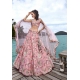 Dazzling Pink Party Wear Heavy Wedding Designer Lehenga Choli