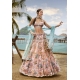 Lustrous Baby Pink Party Wear Heavy Wedding Designer Lehenga Choli