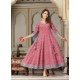 Beauteous Red Designer Party Wear Viscose Readymade Gown