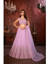 Lavender Indian Wedding Heavy Designer Lehenga Choli