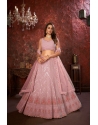 Dusty Pink Indian Wedding Heavy Designer Lehenga Choli