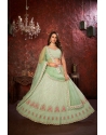 Green Indian Wedding Heavy Designer Lehenga Choli