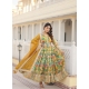Trendy Multi Colour Fashioner Readymade Gown With Dupatta