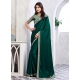 Green Silk Classic Sari With Patch Border And Embroidered Work For Women