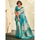 Khadi Silk Contemporary Sari With Print Work