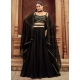 Black Faux Georgette Lehenga Choli With Diamond And Hand Work For Ceremonial