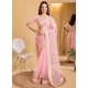 Pink Silk Designer Saree