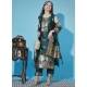 Green Cotton Silk Salwar Suit With Jacquard Work