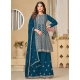 Morpeach Embroidered Work Chinon Salwar Suit