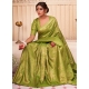 Kanjivaram Silk Classic Sari In Green