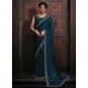 Chiffon Contemporary Sari With Zircon Work