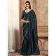 Silk Classic Sari With Patch Border Embroidered And Sequins Work