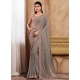 Silk Contemporary Saree In Grey