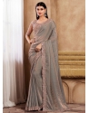 Silk Contemporary Saree In Grey