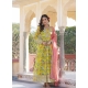 Digital Printed Multi Colour Gown With Dupatta