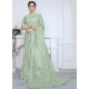 Praiseworthy Green Net Trendy Saree