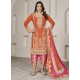 Chinon Trendy Suit With Embroidered And Mirror Work