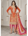 Chinon Trendy Suit With Embroidered And Mirror Work