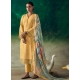 Topnotch Yellow Muslin Salwar Suit
