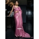 Satin Classic Saree In Pink